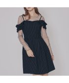 【レディアゼル/REDYAZEL】のストライプ2WAYフレアミニワンピース 人気、トレンドファッション・服の通販 founy(ファニー) ファッション Fashion レディースファッション Fashion for Women ワンピース Dresses インナー Innerwear ガーリー Girly, Feminine Style シャーリング Shirring, Ruched ジャケット Jacket, Outerwear ストライプ Stripe, Striped Pattern フェミニン Feminine, Girly フレア Flare, Flared リボン Ribbon, Bow レース Lace, Lace Fabric ビジネス 仕事 通勤 Business / Work / Commuting thumbnail Navy/borderストライプ|ID: prp329100004694161 ipo3291000000033895197