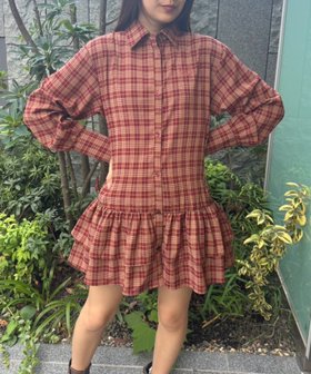 【レトロガール/RETRO GIRL】の2段フリルチュニックOP 人気、トレンドファッション・服の通販 founy(ファニー) ファッション Fashion レディースファッション Fashion for Women トップス・カットソー Cut & Sew Tops ワンピース Dresses チュニック Tunic Tops & Dresses おすすめ Recommended / Our Picks ガーリー Girly, Feminine Style シャツワンピ Shirt Dress, Shirt One-Piece ショート Short, Short Length チェック Check, Plaid, Tartan チュニック Tunic, Long Top デニム Denim, Jeans Material フリル Frill, Ruffle ボトム Bottoms, Lower Wear 秋 Autumn 羽織 Haori, Light Jacket |ID:prp329100004694201