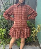 【レトロガール/RETRO GIRL】の2段フリルチュニックOP 人気、トレンドファッション・服の通販 founy(ファニー) ファッション Fashion レディースファッション Fashion for Women トップス・カットソー Cut & Sew Tops ワンピース Dresses チュニック Tunic Tops & Dresses おすすめ Recommended / Our Picks ガーリー Girly, Feminine Style シャツワンピ Shirt Dress, Shirt One-Piece ショート Short, Short Length チェック Check, Plaid, Tartan チュニック Tunic, Long Top デニム Denim, Jeans Material フリル Frill, Ruffle ボトム Bottoms, Lower Wear 秋 Autumn 羽織 Haori, Light Jacket thumbnail レッド/チェック|ID: prp329100004694201 ipo3291000000033895388