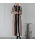 【アンデミュウ/Andemiu】の【選べる着丈】フロントレースキリカエワンピース 人気、トレンドファッション・服の通販 founy(ファニー) ファッション Fashion レディースファッション Fashion for Women ワンピース Dresses ジョーゼット Georgette, Semi-Sheer Fabric フェミニン Feminine, Girly フロント Front, Front Design レース Lace, Lace Fabric エレガント 上品 Elegant thumbnail モカ|ID: prp329100004694203 ipo3291000000034644749