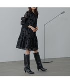 【アンデミュウ/Andemiu】のフロッキープリントシャツミニワンピース 人気、トレンドファッション・服の通販 founy(ファニー) ファッション Fashion レディースファッション Fashion for Women ワンピース Dresses おすすめ Recommended / Our Picks カフス Cuff Design カーディガン Cardigan, Knitwear ジャケット Jacket, Outerwear 切替 Switching, Contrast Panel thumbnail ブラック|ID: prp329100004694208 ipo3291000000033895434