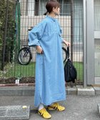 【コーナーズ/CORNERS】の【CORNERS by KR】デニムヘンリーネックワンピース 人気、トレンドファッション・服の通販 founy(ファニー) ファッション Fashion レディースファッション Fashion for Women ワンピース Dresses ウォッシュ Washed Finish コラボ Collaboration, Collab デニム Denim, Jeans Material トレンド Trend, Trending Now ロールアップ Roll-Up, Cuffed Hem thumbnail ライトブルー|ID: prp329100004694234 ipo3291000000034590434