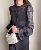 【ジュノア/JUNOAH】のFILLOU レースドッキングワンピース Aブラック|ID: prp329100004694243 ipo3291000000033895801