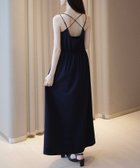 【ジュノア/JUNOAH】の【取り外し可能パット付き】ウエストタックカットフレアキャミワンピース ネイビー|ID: prp329100004694266 ipo3291000000033896010