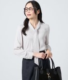 【ニューヨーカー/NEWYORKER】のバックサテンジョーゼット 長袖ボウタイブラウス 人気、トレンドファッション・服の通販 founy(ファニー) ファッション Fashion レディースファッション Fashion for Women トップス・カットソー Cut & Sew Tops シャツ・ブラウス・オフィスカジュアル Elegant Blouses & Button-Ups バッグ Bags エレガント 上品 Elegant オケージョン Occasion Wear 春 Spring ジャケット Jacket, Outerwear ジョーゼット Georgette, Semi-Sheer Fabric とろみ Fluid, Flowy Fabric 長袖 Long Sleeve, Full Sleeve フロント Front, Front Design S/S・春夏 SS, Spring/Summer, Warm Season 夏 Summer ビジネス 仕事 通勤 Business / Work / Commuting thumbnail グレージュ|ID: prp329100004694267 ipo3291000000033896025