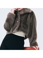 【リリーブラウン/Lily Brown】のバリエファーショートコート 人気、トレンドファッション・服の通販 founy(ファニー) ファッション Fashion レディースファッション Fashion for Women アウター Coat / Outerwear Collection コート・ロングコート・ピーコート Long Coats, Peacoats & More スマート Smart, Elegant フロント Front, Front Design 今季 This Season, Current Season 冬 Winter / This Winter 防寒 Cold Protection, Winter-Ready thumbnail MOC[056]|ID: prp329100004694394 ipo3291000000034073973