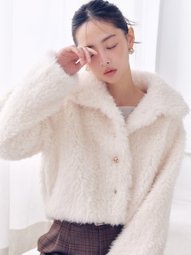 【リリーブラウン/Lily Brown】のバリエファーショートコート 人気、トレンドファッション・服の通販 founy(ファニー) ファッション Fashion レディースファッション Fashion for Women アウター Coat / Outerwear Collection コート・ロングコート・ピーコート Long Coats, Peacoats & More スマート Smart, Elegant フロント Front, Front Design 今季 This Season, Current Season 冬 Winter / This Winter 防寒 Cold Protection, Winter-Ready |ID:prp329100004694394