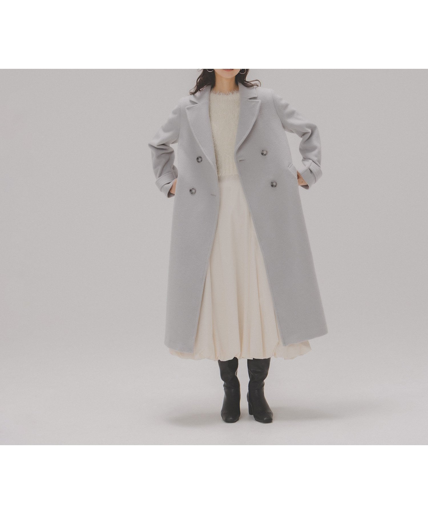 【ナチュラル ビューティー ベーシック/NATURAL BEAUTY BASIC】のビッグカラーダブルチェスターコート 人気、トレンドファッション・服の通販 founy(ファニー) ファッション Fashion レディースファッション Fashion for Women アウター Coat / Outerwear Collection コート・ロングコート・ピーコート Long Coats, Peacoats & More チェスターコート・ロング丈アウター Chester Coats / Chesterfield Long Coats チェスターコート Chester Coat, Long Coat フレア Flare, Flared マーブル Marble, Marble Pattern エレガント 上品 Elegant 人気 Popular, Best Seller 定番 Standard, Basic Item other-1|ID: prp329100004694415 ipo3291000000034770083