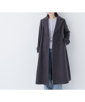 【ナチュラル ビューティー ベーシック/NATURAL BEAUTY BASIC】のビッグカラーダブルチェスターコート 人気、トレンドファッション・服の通販 founy(ファニー) ファッション Fashion レディースファッション Fashion for Women アウター Coat / Outerwear Collection コート・ロングコート・ピーコート Long Coats, Peacoats & More チェスターコート・ロング丈アウター Chester Coats / Chesterfield Long Coats チェスターコート Chester Coat, Long Coat フレア Flare, Flared マーブル Marble, Marble Pattern エレガント 上品 Elegant 人気 Popular, Best Seller 定番 Standard, Basic Item |ID:prp329100004694415