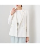 【アナイ/ANAYI】の【セットアップ対応商品】バスケットツイードダブル ジャケット off white|ID: prp329100004694418 ipo3291000000033897174