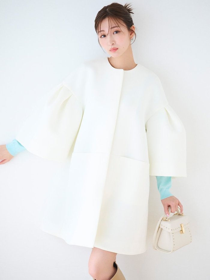 【セルフォード/CELFORD】のボリュームスリーブポンチコート インテリア・キッズ・メンズ・レディースファッション・服の通販 founy(ファニー) https://founy.com/ 雑誌掲載アイテム Magazine Picks & Fashion Features ファッション雑誌 Fashion Magazines ヴェリィ VERY ファッション Fashion レディースファッション Fashion for Women アウター Coat / Outerwear Collection コート・ロングコート・ピーコート Long Coats, Peacoats & More 3月号 March Issue ショルダー Shoulder, Shoulder Strap スリーブ Sleeve, Long Sleeve / Short Sleeve テーパード Tapered, Tapered Pants ドロップ Drop Shoulder, Dropped Style フロント Front, Front Design ボトム Bottoms, Lower Wear エレガント 上品 Elegant 切替 Switching, Contrast Panel 雑誌 Magazine, Fashion Magazine |ID: prp329100004694437 ipo3291000000033897400