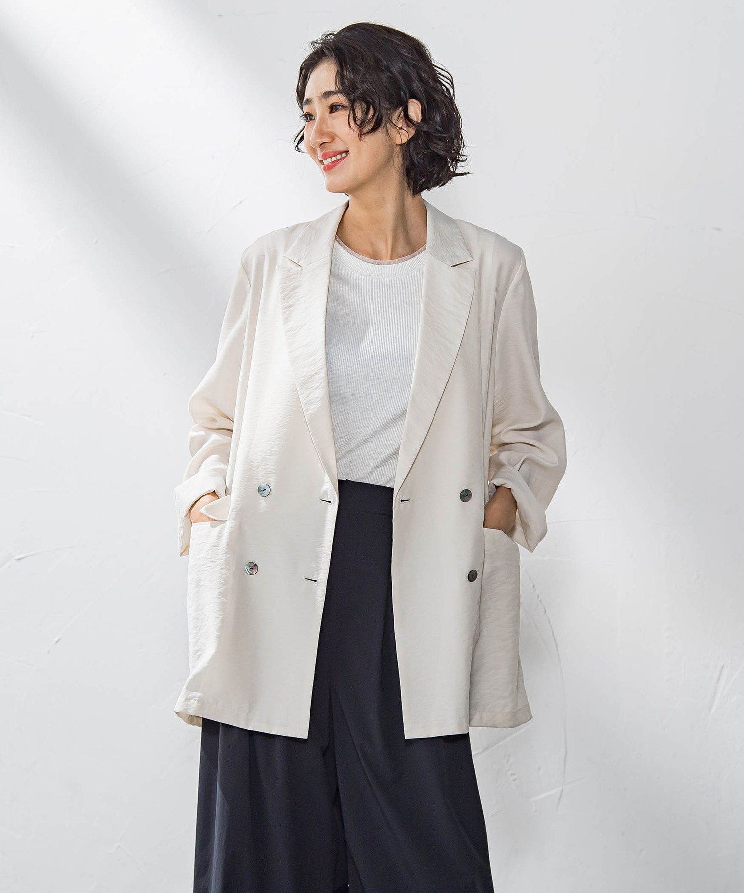 【ラ エフ/Laf…】のシアージャケット≪手洗い可能≫ インテリア・キッズ・メンズ・レディースファッション・服の通販 founy(ファニー) 　ファッション　Fashion　レディースファッション　Fashion for Women　アウター　Coat / Outerwear Collection　レディースジャケット・軽アウター　Jackets　おすすめ　Recommended / Our Picks　シアー　Sheer, See-Through　ドレープ　Drape, Draping Fabric　エレガント 上品　Elegant　夏　Summer　羽織　Haori, Light Jacket　軽量　Lightweight, Ultra Light　ベージュ|ID: prp329100004694441 ipo3291000000033897422