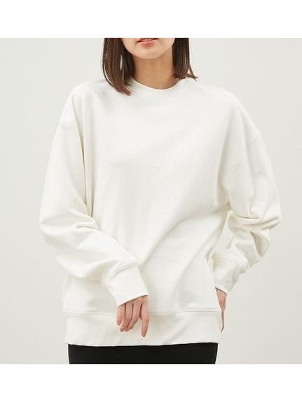 【ミラオーウェン/Mila Owen】のフラットシーマオーバーサイズトレーナー インテリア・キッズ・メンズ・レディースファッション・服の通販 founy(ファニー) https://founy.com/ 雑誌掲載アイテム Magazine Picks & Fashion Features ファッション雑誌 Fashion Magazines ストーリィ STORY ファッション Fashion レディースファッション Fashion for Women 4月号 April Issue シンプル Simple, Minimal トレーナー Sweatshirt, Trainer リラックス Relax, Relaxed Fit ルーズ Loose, Oversized エレガント 上品 Elegant 雑誌 Magazine, Fashion Magazine |ID: prp329100004694443 ipo3291000000033897424