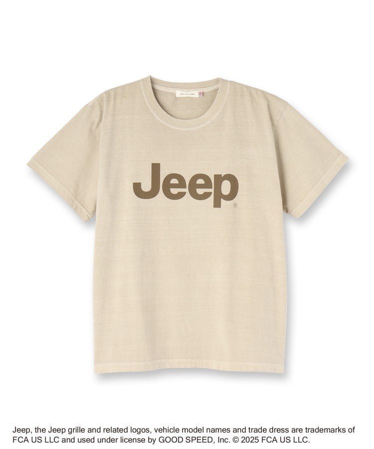 【ドレステリア/DRESSTERIOR】のGOOD ROCK SPEED(グッドロックスピード)JEEP ロゴ Tシャツ インテリア・キッズ・メンズ・レディースファッション・服の通販 founy(ファニー) 　ファッション　Fashion　レディースファッション　Fashion for Women　トップス・カットソー　Cut & Sew Tops　シャツ・ブラウス・オフィスカジュアル　Elegant Blouses & Button-Ups　ロングTシャツ・Tシャツ　Longline T-Shirts & Tees　おすすめ　Recommended / Our Picks　インナー　Innerwear　ジャケット　Jacket, Outerwear　ビッグ　Big, Oversized　プリント　Print, Printed Pattern　ベージュ|ID: prp329100004694448 ipo3291000000033897499