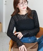 【ディスコート/Discoat】のレースロングスリーブ 人気、トレンドファッション・服の通販 founy(ファニー) ファッション Fashion レディースファッション Fashion for Women レース Lace, Lace Fabric thumbnail ブラック|ID: prp329100004694452 ipo3291000000035032559