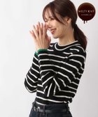 【グローバルワーク/GLOBAL WORK】のメルティリブハイネックプルオーバー/115940 人気、トレンドファッション・服の通販 founy(ファニー) ファッション Fashion レディースファッション Fashion for Women トップス・カットソー Cut & Sew Tops カジュアルプルオーバー・ニットトップス Pullovers & Knit Tops / Casual Pullovers インナー Innerwear ジャケット Jacket, Outerwear ハイネック High Neck, Mock Neck エレガント 上品 Elegant thumbnail ブラックボーダー*グリーン10|ID: prp329100004694458 ipo3291000000033897585