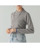 【グローバルワーク/GLOBAL WORK】のメルティリブハイネックプルオーバー/115940 人気、トレンドファッション・服の通販 founy(ファニー) ファッション Fashion レディースファッション Fashion for Women トップス・カットソー Cut & Sew Tops カジュアルプルオーバー・ニットトップス Pullovers & Knit Tops / Casual Pullovers インナー Innerwear ジャケット Jacket, Outerwear ハイネック High Neck, Mock Neck エレガント 上品 Elegant thumbnail グレー15|ID: prp329100004694458 ipo3291000000033897586