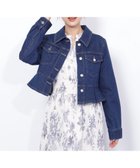 【ジルバイジルスチュアート/JILL by JILLSTUART】のペプラムデニムジャケット インディゴ|ID: prp329100004694462 ipo3291000000033897620