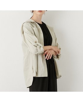 【メルローズ クレール/MELROSE claire】の【コットンポプリンフードシャツブルゾン】 人気、トレンドファッション・服の通販 founy(ファニー) ファッション Fashion レディースファッション Fashion for Women アウター Coat / Outerwear Collection ブルゾンジャケット・スポーティアウター Blouson Jackets トップス・カットソー Cut & Sew Tops シャツ・ブラウス・オフィスカジュアル Elegant Blouses & Button-Ups おすすめ Recommended / Our Picks ハイネック High Neck, Mock Neck |ID:prp329100004694470