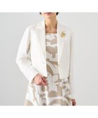 【アナイ/ANAYI】の【セットアップ対応商品】リネンツイルショート ジャケット off white|ID: prp329100004694489 ipo3291000000033897857