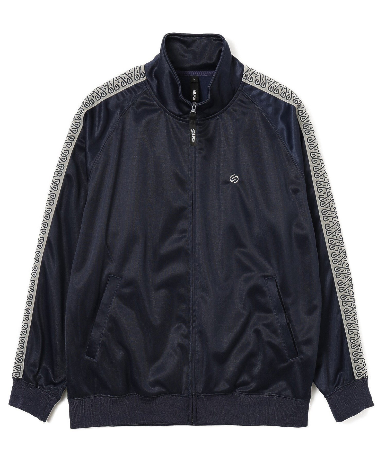 【サイラス/SILAS】のTRACK JACKET SILAS インテリア・キッズ・メンズ・レディースファッション・服の通販 founy(ファニー) 　ファッション　Fashion　レディースファッション　Fashion for Women　アウター　Coat / Outerwear Collection　レディースジャケット・軽アウター　Jackets　ジャケット　Jacket, Outerwear　バンダナ　Bandana, Head Scarf　フィット　Fit, Slim Fit　モチーフ　Motif, Design Theme　NAVY|ID: prp329100004694501 ipo3291000000033898029