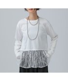 【レプシィム ローリーズファーム/LEPSIM LOWRYS FARM】の裾アソートレイヤード2 人気、トレンドファッション・服の通販 founy(ファニー) ファッション Fashion レディースファッション Fashion for Women おすすめ Recommended / Our Picks スウェット / スエット Sweatshirt, Sweatwear thumbnail オフホワイト×レース06|ID: prp329100004694536 ipo3291000000034570634