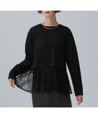 【レプシィム ローリーズファーム/LEPSIM LOWRYS FARM】の裾アソートレイヤード2 人気、トレンドファッション・服の通販 founy(ファニー) ファッション Fashion レディースファッション Fashion for Women おすすめ Recommended / Our Picks スウェット / スエット Sweatshirt, Sweatwear thumbnail ブラック×レース09|ID: prp329100004694536 ipo3291000000034570638