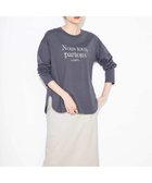 【アー ヴェー ヴェー/a.v.v】の【綿100%】箔プリントロゴロンT ダークグレー|ID: prp329100004694565 ipo3291000000034425868