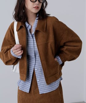 【フリーズマート/FREE'S MART】の合皮ジップアップブルゾン 人気、トレンドファッション・服の通販 founy(ファニー) ファッション Fashion レディースファッション Fashion for Women アウター Coat / Outerwear Collection ブルゾンジャケット・スポーティアウター Blouson Jackets おすすめ Recommended / Our Picks ギャザー Gathered, Ruffled ショート Short, Short Length スウェット / スエット Sweatshirt, Sweatwear フェイクレザー Faux Leather, PU Leather フォルム Silhouette, Form ブルゾン Blouson, Bomber Jacket リアル Real, Realistic |ID:prp329100004694584