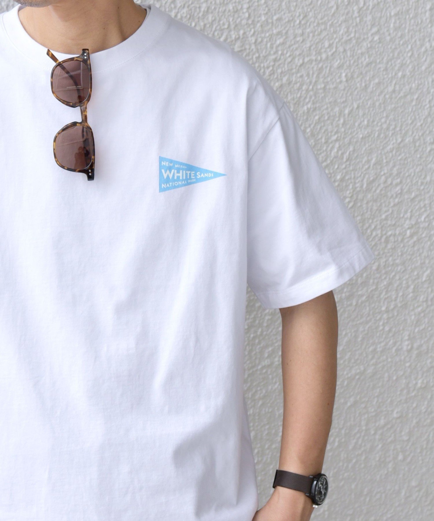 【シップス フォー ウィメン/SHIPS】の【WEB限定】SHIPS any NATIONAL PARK ヴィンテージライク ワンポイント プリント Tシャツ インテリア・キッズ・メンズ・レディースファッション・服の通販 founy(ファニー) 　ファッション　Fashion　レディースファッション　Fashion for Women　トップス・カットソー　Cut & Sew Tops　シャツ・ブラウス・オフィスカジュアル　Elegant Blouses & Button-Ups　ロングTシャツ・Tシャツ　Longline T-Shirts & Tees　ヴィンテージ　Vintage Style　シンプル　Simple, Minimal　トレンド　Trend, Trending Now　ドロップ　Drop Shoulder, Dropped Style　ビッグ　Big, Oversized　フィット　Fit, Slim Fit　プリント　Print, Printed Pattern　ボックス　Boxy, Box Shape　ワンポイント　One Point, Statement Accent　おすすめ　Recommended / Our Picks　ホワイト|ID: prp329100004694593 ipo3291000000033898903