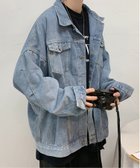【デバイス/DEVICE】のビッグシルエット デニムジャケット ブルー|ID: prp329100004694594 ipo3291000000033898920