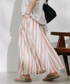 【フリークスストア/FREAK'S STORE】のインド マルチストライプ フレアスカート 25SS ワインレッド|ID: prp329100004694598 ipo3291000000033898931