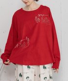 【プードゥドゥ/POU DOU DOU】のスワンレイクプリントロンT 人気、トレンドファッション・服の通販 founy(ファニー) ファッション Fashion レディースファッション Fashion for Women トップス・カットソー Cut & Sew Tops ロングTシャツ・Tシャツ Longline T-Shirts & Tees おすすめ Recommended / Our Picks イラスト Illustration インナー Innerwear スウェット / スエット Sweatshirt, Sweatwear スマート Smart, Elegant プリント Print, Printed Pattern リラックス Relax, Relaxed Fit 手描き Hand-Drawn, Illustrated 長袖 Long Sleeve, Full Sleeve thumbnail レッド|ID: prp329100004694612 ipo3291000000033899103