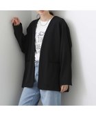 【グレディブリリアン/Gready Brilliant】のジョーゼットノーカラージャケット BLK|ID: prp329100004694619 ipo3291000000033899135