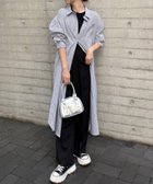 【クリア/clear】のストライプ長袖シャツワンピース 人気、トレンドファッション・服の通販 founy(ファニー) ファッション Fashion レディースファッション Fashion for Women ワンピース Dresses シャツワンピース / 1枚で着映えコーデ Shirt Dresses おすすめ Recommended / Our Picks ストライプ Stripe, Striped Pattern デニム Denim, Jeans Material ベスト Vest, Waistcoat ロング Long, Long-Length 長袖 Long Sleeve, Full Sleeve thumbnail BK|ID: prp329100004694645 ipo3291000000033899309