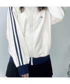 【アズノウアズ プラス/AS KNOW AS plus】の◎ワンポイント刺繍ロゴ サイドライントラックジャケット IVXNV5|ID: prp329100004694650 ipo3291000000033899351