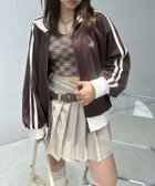 【アズノウアズ プラス/AS KNOW AS plus】の◎ワンポイント刺繍ロゴ サイドライントラックジャケット DBRXIV5|ID: prp329100004694650 ipo3291000000033899356