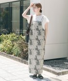 【アイテムズアーバンリサーチ/ITEMS URBAN RESEARCH】のリネン混ジャガードキャミワンピース BLK|ID: prp329100004694673 ipo3291000000033989058