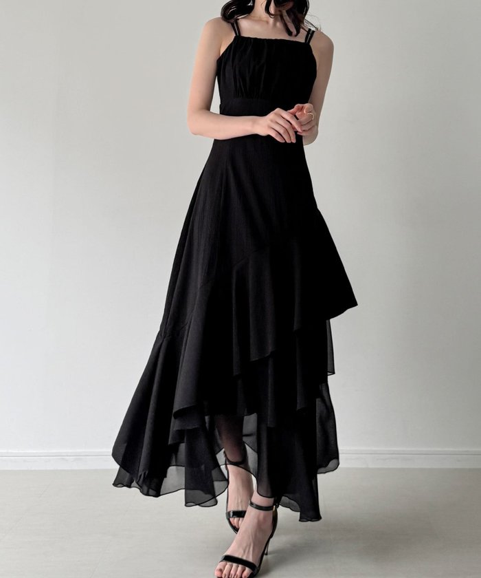 【ジュノア/JUNOAH】のイレへムティアードキャミワンピース インテリア・キッズ・メンズ・レディースファッション・服の通販 founy(ファニー) https://founy.com/ ファッション Fashion レディースファッション Fashion for Women ワンピース Dresses キャミソールワンピース Camisole Dresses |ID: prp329100004694698 ipo3291000000033899948