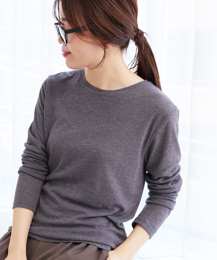 【ルクールブラン/le.coeur blanc】の《手洗い可能》シアーリブロングスリーブTシャツ インテリア・キッズ・メンズ・レディースファッション・服の通販 founy(ファニー) https://founy.com/ ファッション Fashion レディースファッション Fashion for Women トップス・カットソー Cut & Sew Tops シャツ・ブラウス・オフィスカジュアル Elegant Blouses & Button-Ups ロングTシャツ・Tシャツ Longline T-Shirts & Tees おすすめ Recommended / Our Picks インナー Innerwear カーディガン Cardigan, Knitwear シアー Sheer, See-Through ジャケット Jacket, Outerwear スリーブ Sleeve, Long Sleeve / Short Sleeve トレンド Trend, Trending Now ロング Long, Long-Length |ID: prp329100004694700 ipo3291000000033899965