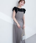【ナチュラルクチュール/natural couture】の【ako】楽ちんキャミワンピース 人気、トレンドファッション・服の通販 founy(ファニー) ファッション Fashion レディースファッション Fashion for Women ワンピース Dresses キャミソールワンピース Camisole Dresses インナー Innerwear カーディガン Cardigan, Knitwear キャミワンピース Cami Dress, Slip Dress リボン Ribbon, Bow 楽ちん Easy Fit, Comfortable 再入荷 Restock / Back in Stock おすすめ Recommended / Our Picks 夏 Summer 2025年 2025 2025-2026秋冬・A/W Autumn/Winter 2025–26 AW25–26 thumbnail グレー|ID: prp329100004694701 ipo3291000000034010066