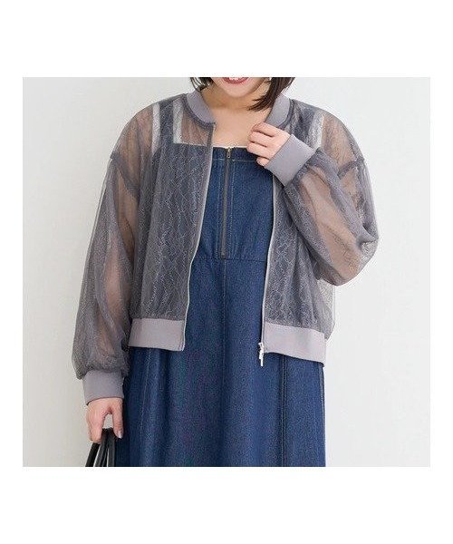 【その他のブランド/Other】のレースシアーブルゾン インテリア・キッズ・メンズ・レディースファッション・服の通販 founy(ファニー) https://founy.com/ ファッション Fashion レディースファッション Fashion for Women アウター Coat / Outerwear Collection ブルゾンジャケット・スポーティアウター Blouson Jackets キャミ Camisole, Cami Top スラックス Slacks, Dress Pants タンク Tank Top, Sleeveless Top チュール Tulip, Tulip Motif デニム Denim, Jeans Material 定番 Standard, Basic Item フェミニン Feminine, Girly ブルゾン Blouson, Bomber Jacket ポケット Pocket, Pocket Detail レース Lace, Lace Fabric ロング Long, Long-Length エレガント 上品 Elegant |ID: prp329100004694709 ipo3291000000033900063