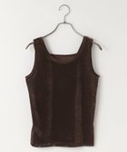 【ローリーズファーム/LOWRYS FARM】のベロアタンク 人気、トレンドファッション・服の通販 founy(ファニー) ファッション Fashion レディースファッション Fashion for Women トップス・カットソー Cut & Sew Tops ベロアトップス Velour Tops / Velvet-Look Items おすすめ Recommended / Our Picks インナー Innerwear キャミワンピース Cami Dress, Slip Dress サロペット Overalls, Salopette タンク Tank Top, Sleeveless Top ベロア Velour, Soft Velvet thumbnail ブラウン58|ID: prp329100004694719 ipo3291000000033900161