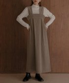 【サニーレーベル/Sonny Label / URBAN RESEARCH】のコーデュロイジャンパーワンピース グレージュ|ID: prp329100004694734 ipo3291000000033900287