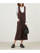 【ミラオーウェン/Mila Owen】の【セットアイテム】リブニットセットUネックニットワンピース BRW[058]|ID: prp329100004694807 ipo3291000000033900886