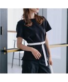 【マーリエ ル カセット/Maglie le cassetto】の《M Maglie le cassetto*吉田理紗》凛と サマみえ ペプラムブラウス 人気、トレンドファッション・服の通販 founy(ファニー) ファッション Fashion レディースファッション Fashion for Women トップス・カットソー Cut & Sew Tops シャツ・ブラウス・オフィスカジュアル Elegant Blouses & Button-Ups とろみ Fluid, Flowy Fabric コラボ Collaboration, Collab ストレッチ Stretch, Stretchy Fabric ペプラム Peplum, Flared Hem エレガント 上品 Elegant ビジネス 仕事 通勤 Business / Work / Commuting 夏 Summer thumbnail ブラック|ID: prp329100004694826 ipo3291000000033901044