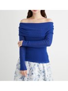 【セルフォード/CELFORD】のシアーオフショルニットプルオーバー 人気、トレンドファッション・服の通販 founy(ファニー) ファッション Fashion レディースファッション Fashion for Women トップス・カットソー Cut & Sew Tops ニット Knit Tops & Sweaters カジュアルプルオーバー・ニットトップス Pullovers & Knit Tops / Casual Pullovers インナー Innerwear シンプル Simple, Minimal thumbnail BLU[086]|ID: prp329100004694829 ipo3291000000033901082