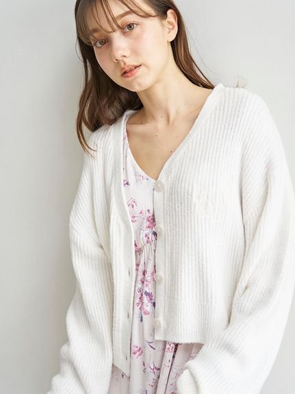 【ジェラート ピケ/gelato pique】のリブカーディガン インテリア・キッズ・メンズ・レディースファッション・服の通販 founy(ファニー) https://founy.com/ ファッション Fashion レディースファッション Fashion for Women トップス・カットソー Cut & Sew Tops カーディガン・羽織り Layered Style Cardigans おすすめ Recommended / Our Picks イエロー Yellow ギフト プレゼント Gift / Present コレクション Collection, Seasonal Line ワンポイント One Point, Statement Accent |ID: prp329100004694883 ipo3291000000033901505
