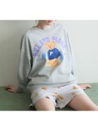 【ジェラート ピケ/gelato pique】のスポーティーベア総柄ショートパンツ GRY[006]|ID: prp329100004694884 ipo3291000000033901522
