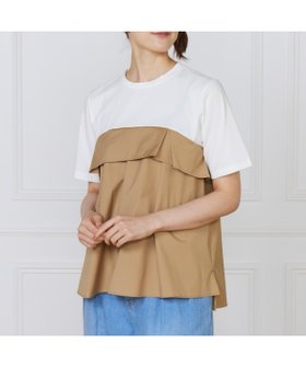 【イネド/INED】のビスチェ風コンビ ジャージー トップス 人気、トレンドファッション・服の通販 founy(ファニー) ファッション Fashion レディースファッション Fashion for Women トップス・カットソー Cut & Sew Tops ビスチェ Bustiers & Corset Tops / Layered Bustier Style コンビ Combo, Combination Style ジャケット Jacket, Outerwear スマート Smart, Elegant ティアード Tiered, Tiered Style ビスチェ Bustier, Corset Top ブロード Broadcloth, Fine Cotton ペプラム Peplum, Flared Hem |ID:prp329100004694900